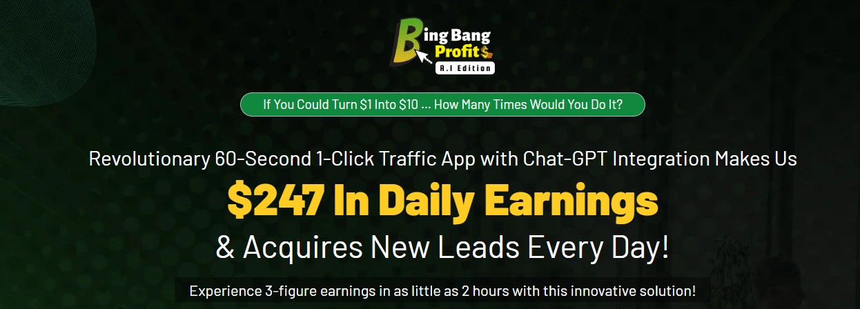 Bing Bang Profits AI Review Headline